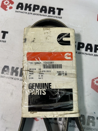 Ремень приводной 8PK1575 6ISBe 6.7L производства , арт.5260381